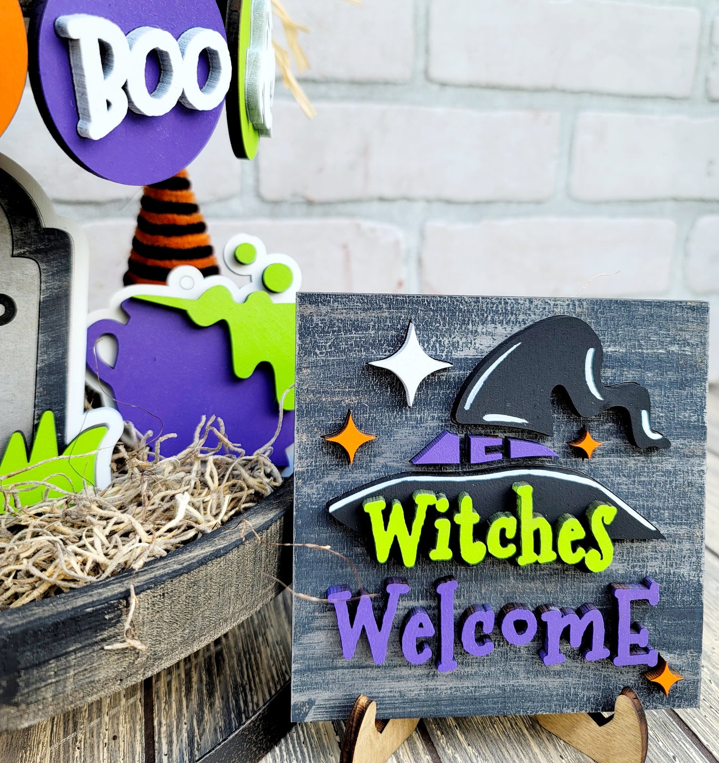 Halloween Tiered Tray Set