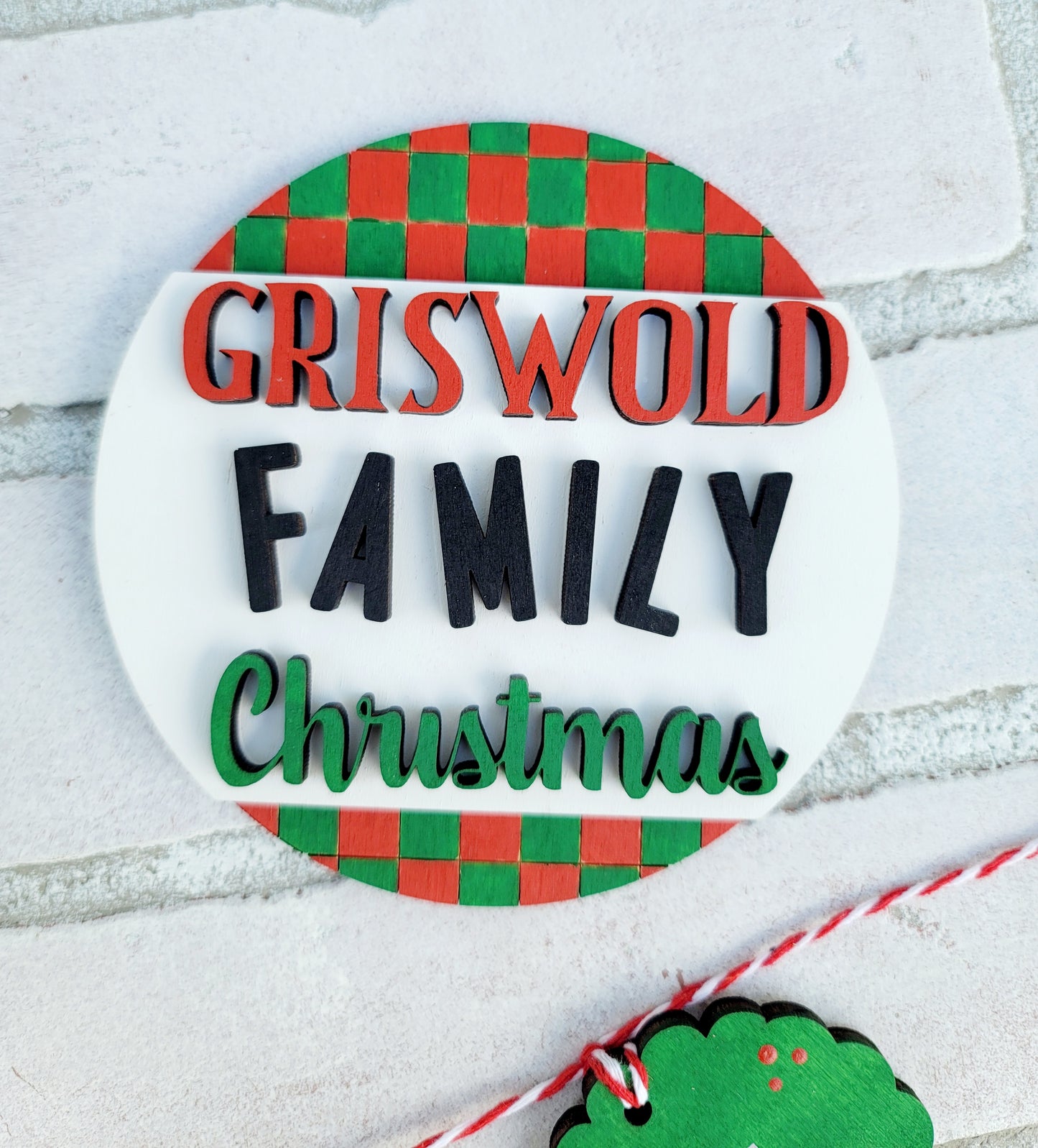 Christmas Vacation Tiered Tray Set