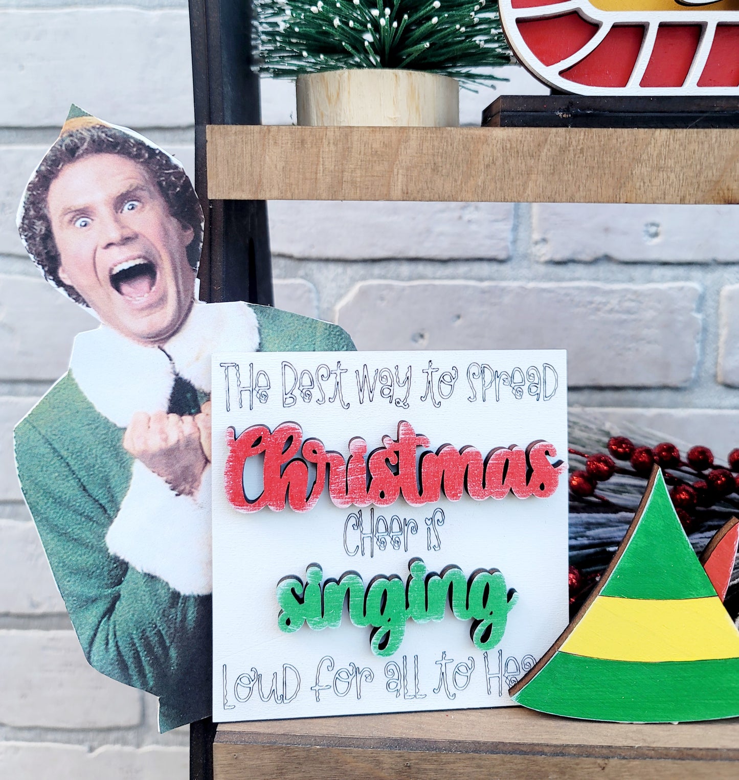 Buddy the Elf Tiered Tray Set