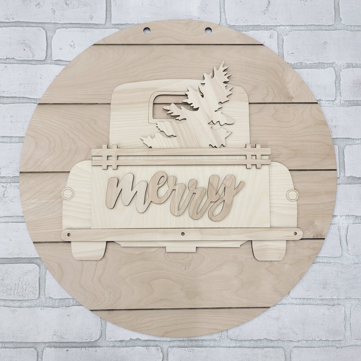 Vintage Truck Door Hanger