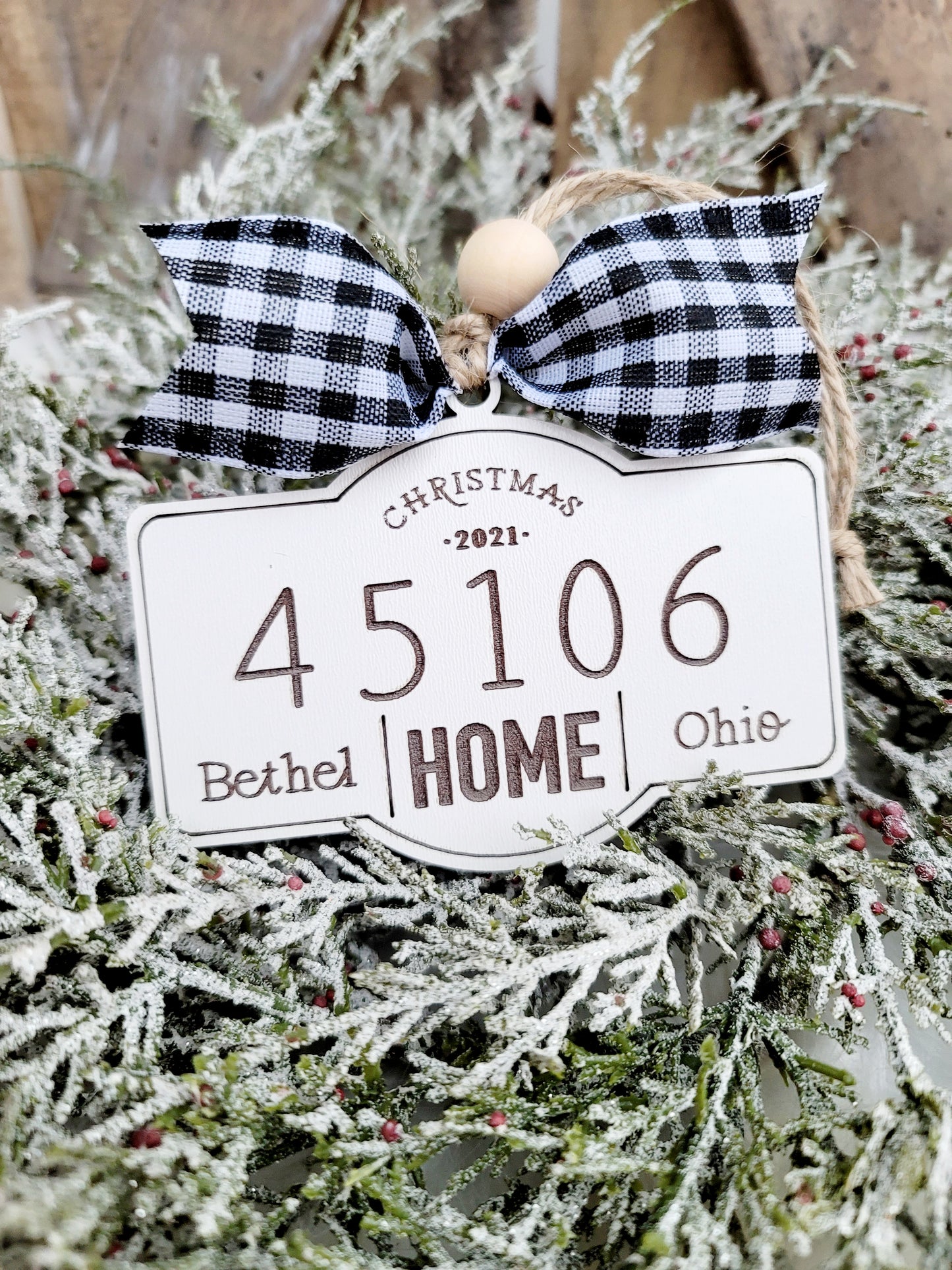 Zip Code Ornament