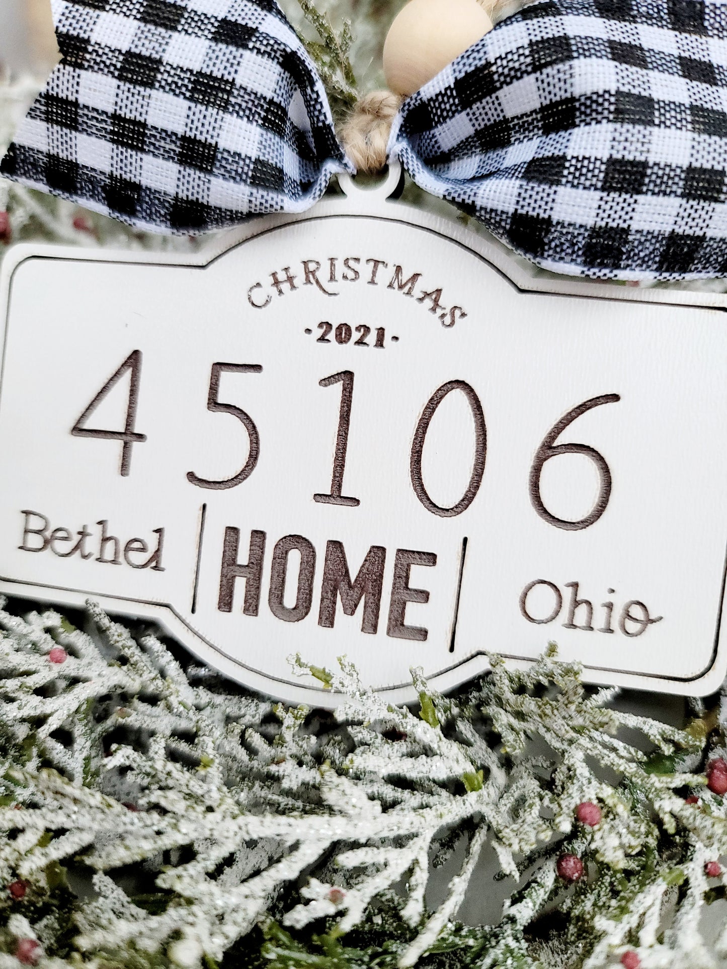 Zip Code Ornament