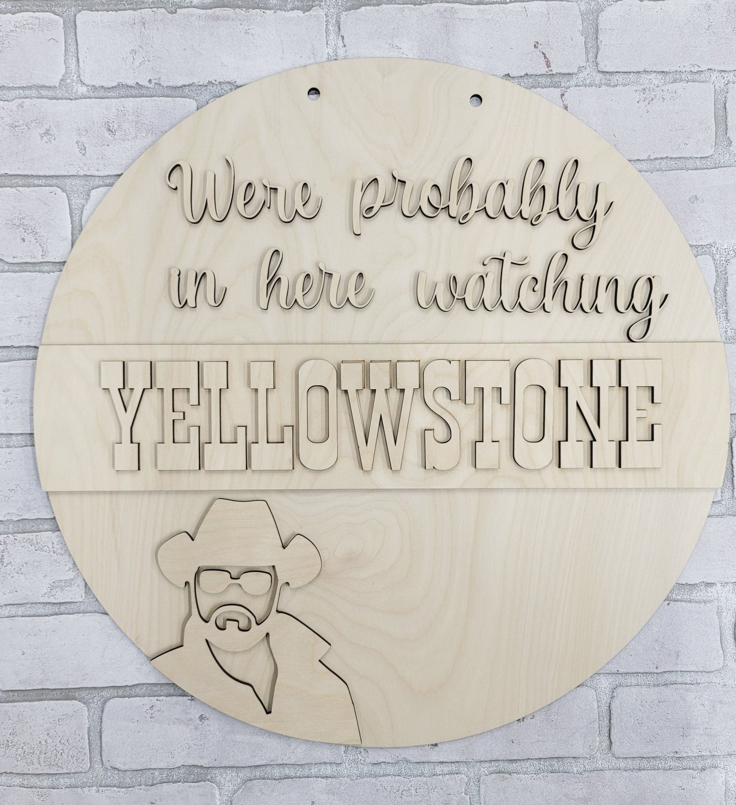 Yellowstone Door Hanger