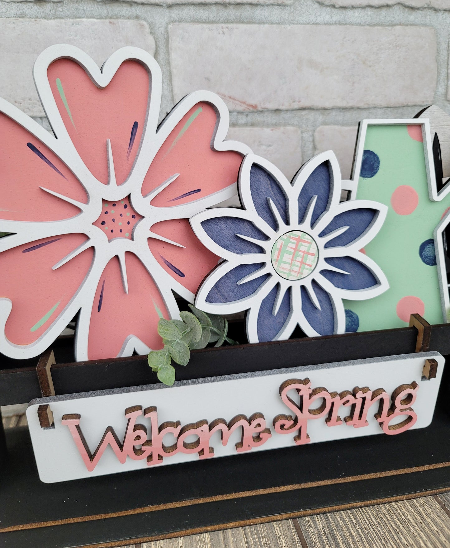 Welcome Spring- Interchangeable Insert