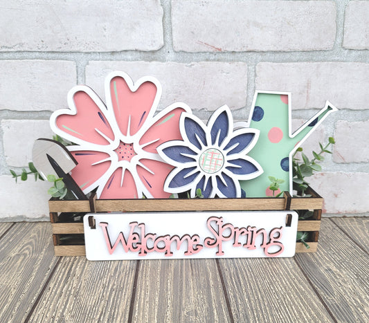 Welcome Spring- Interchangeable Insert