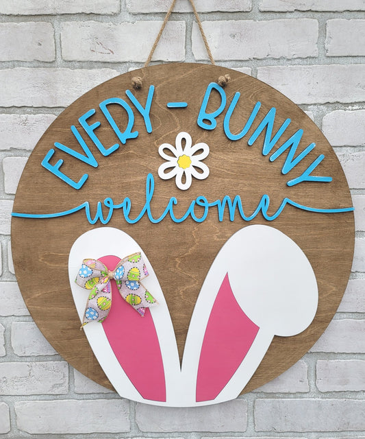 Every Bunny Welcome Door Hanger