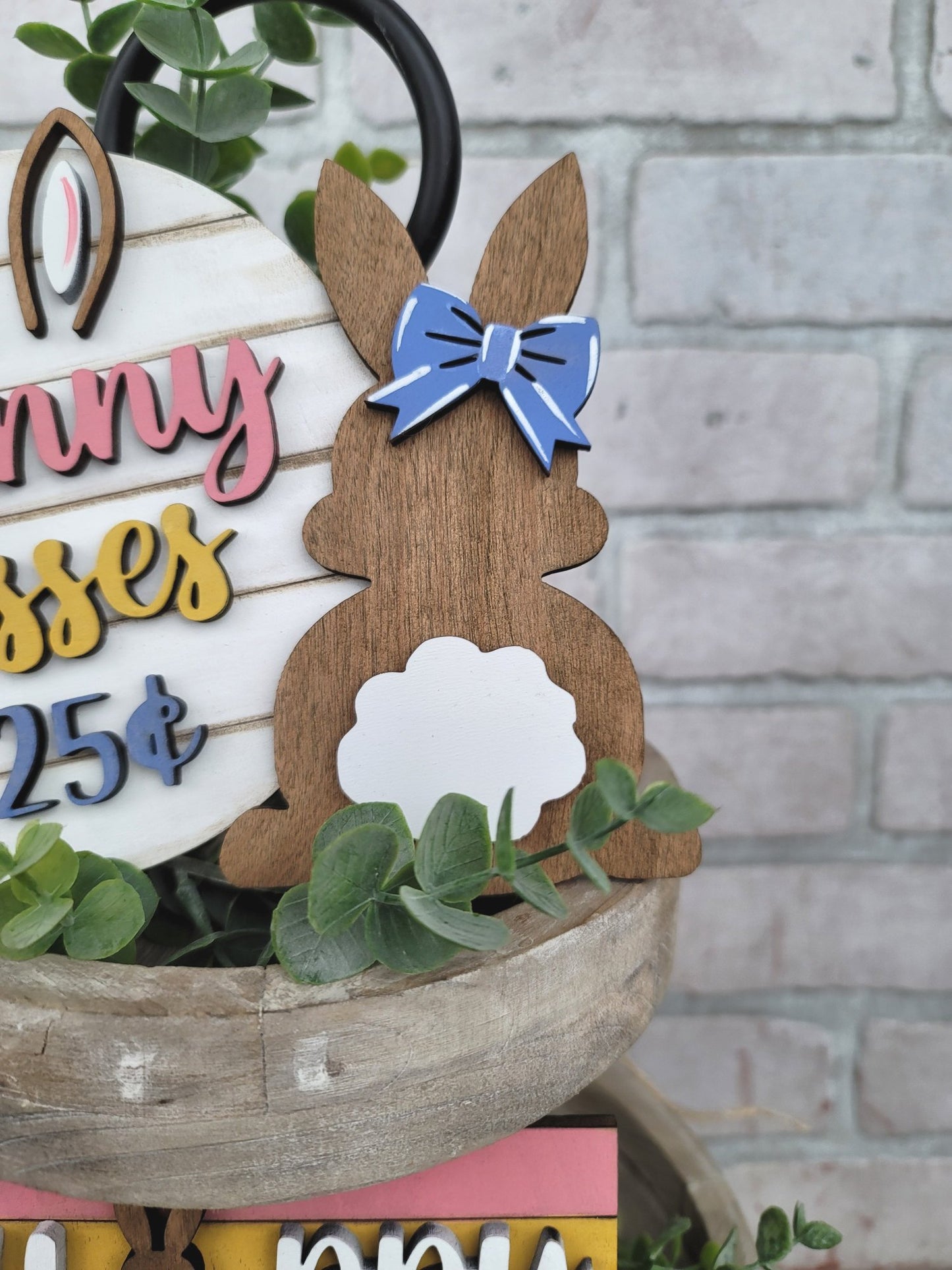 Easter Hop Tiered Tray Set