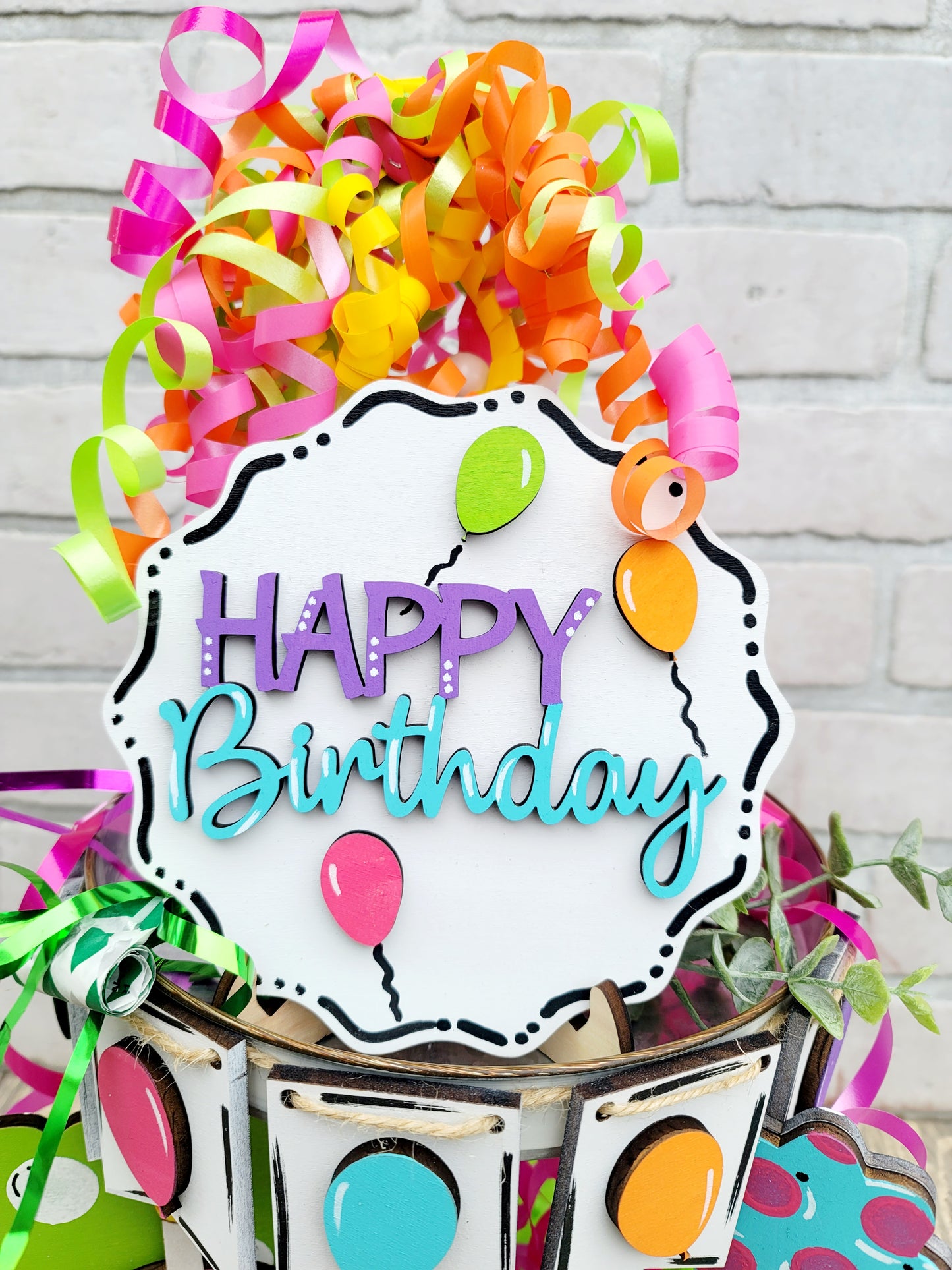 Birthday Tiered Tray Set