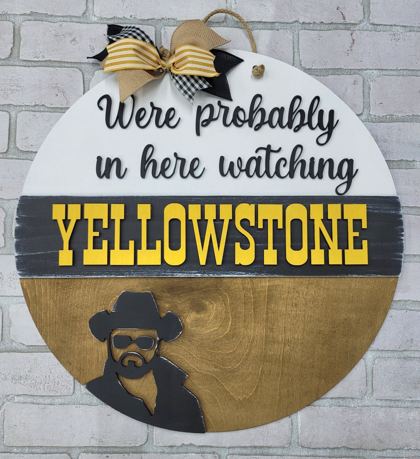 Yellowstone Door Hanger