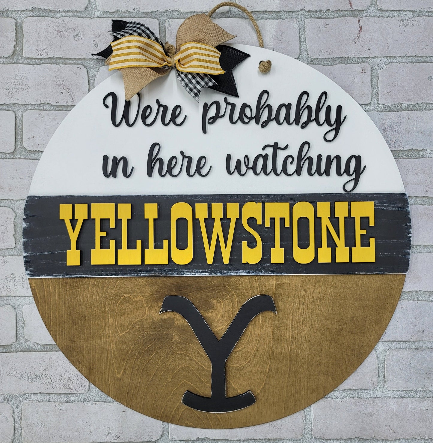 Yellowstone Door Hanger