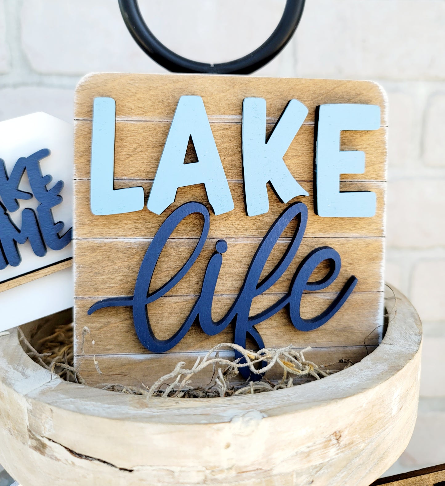 Lake Life Tiered Tray Set