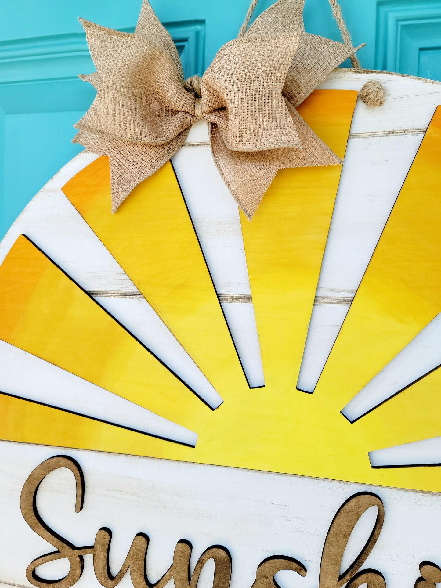 Sunshine & Whiskey Door Hanger