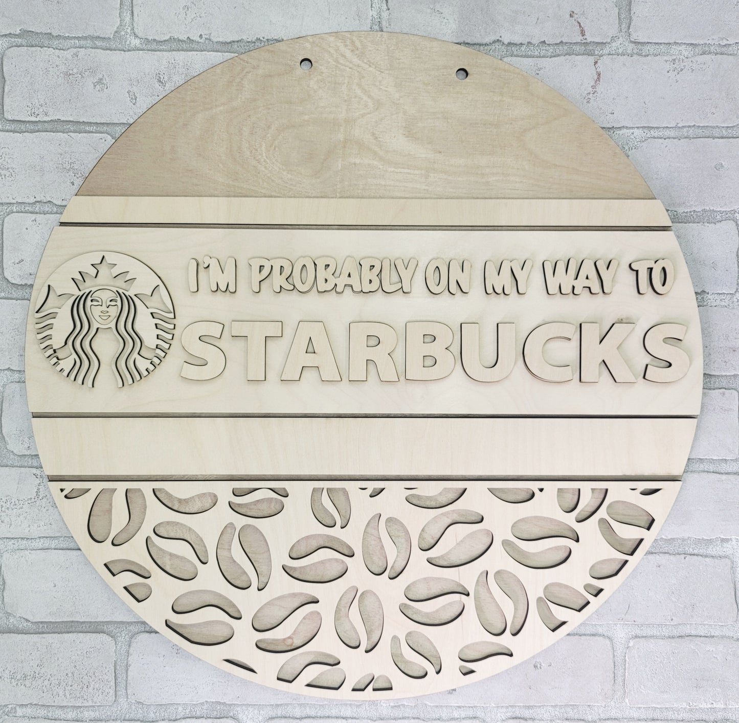 Starbucks Door Hanger