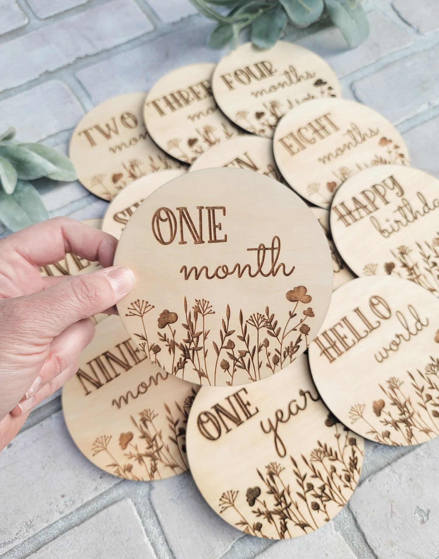 Floral Monthly Milestones