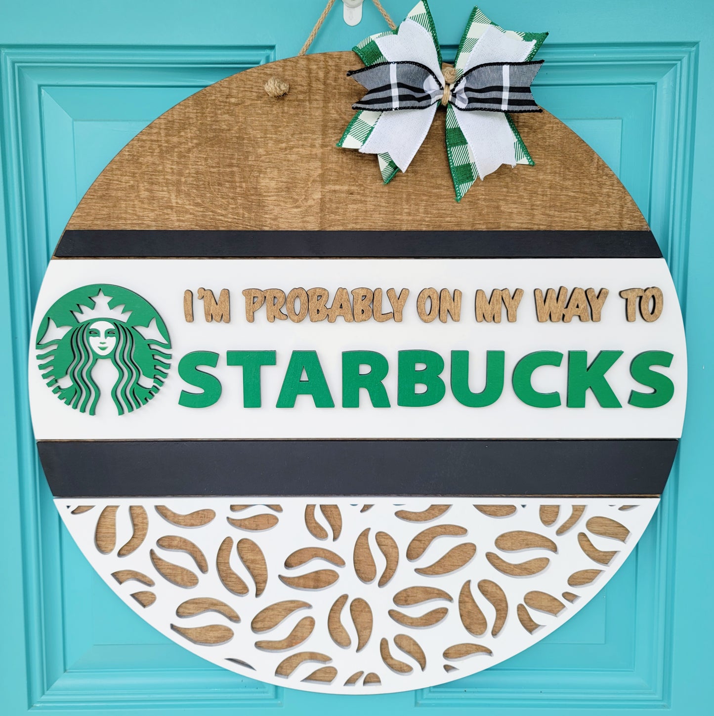 Starbucks Door Hanger