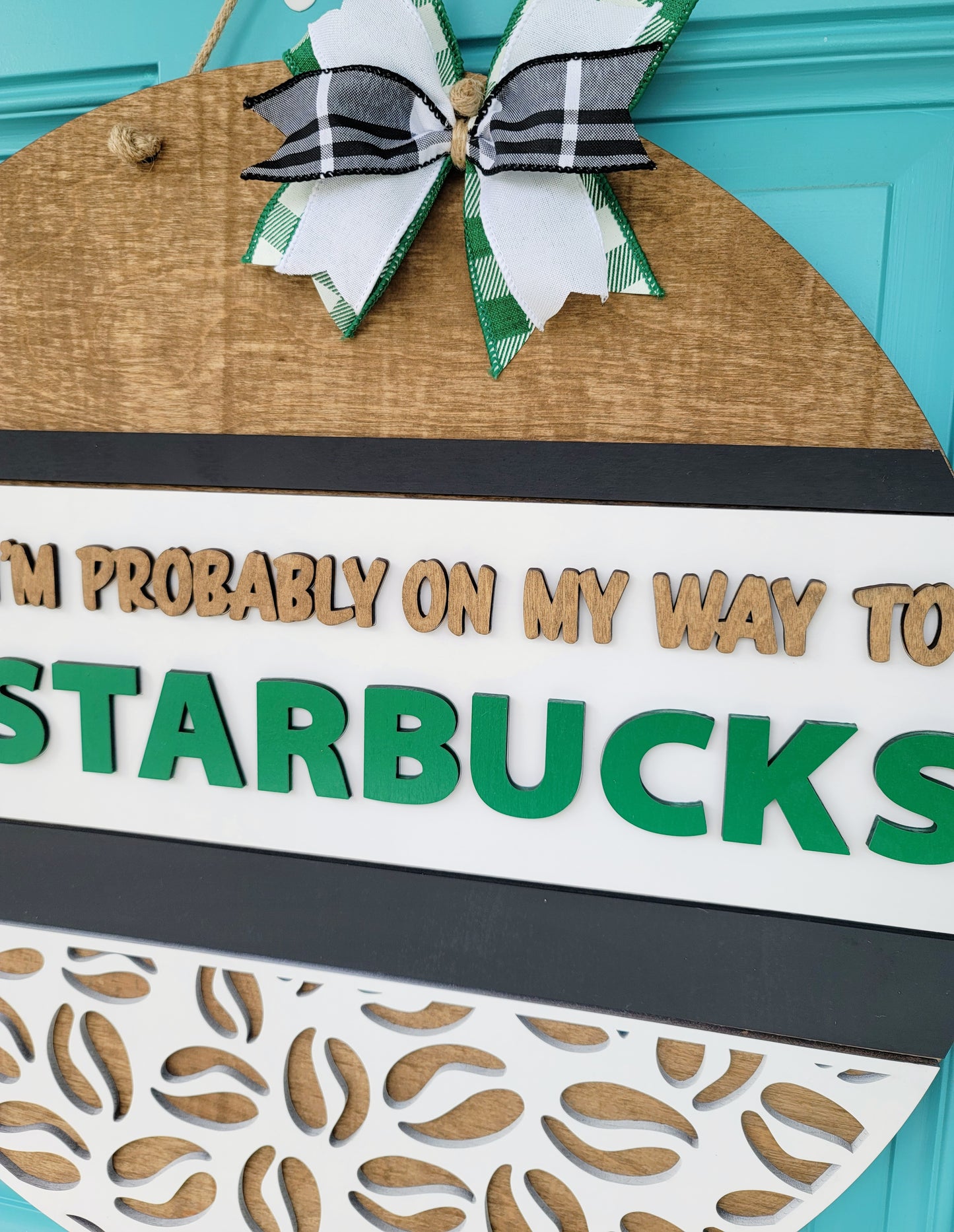 Starbucks Door Hanger
