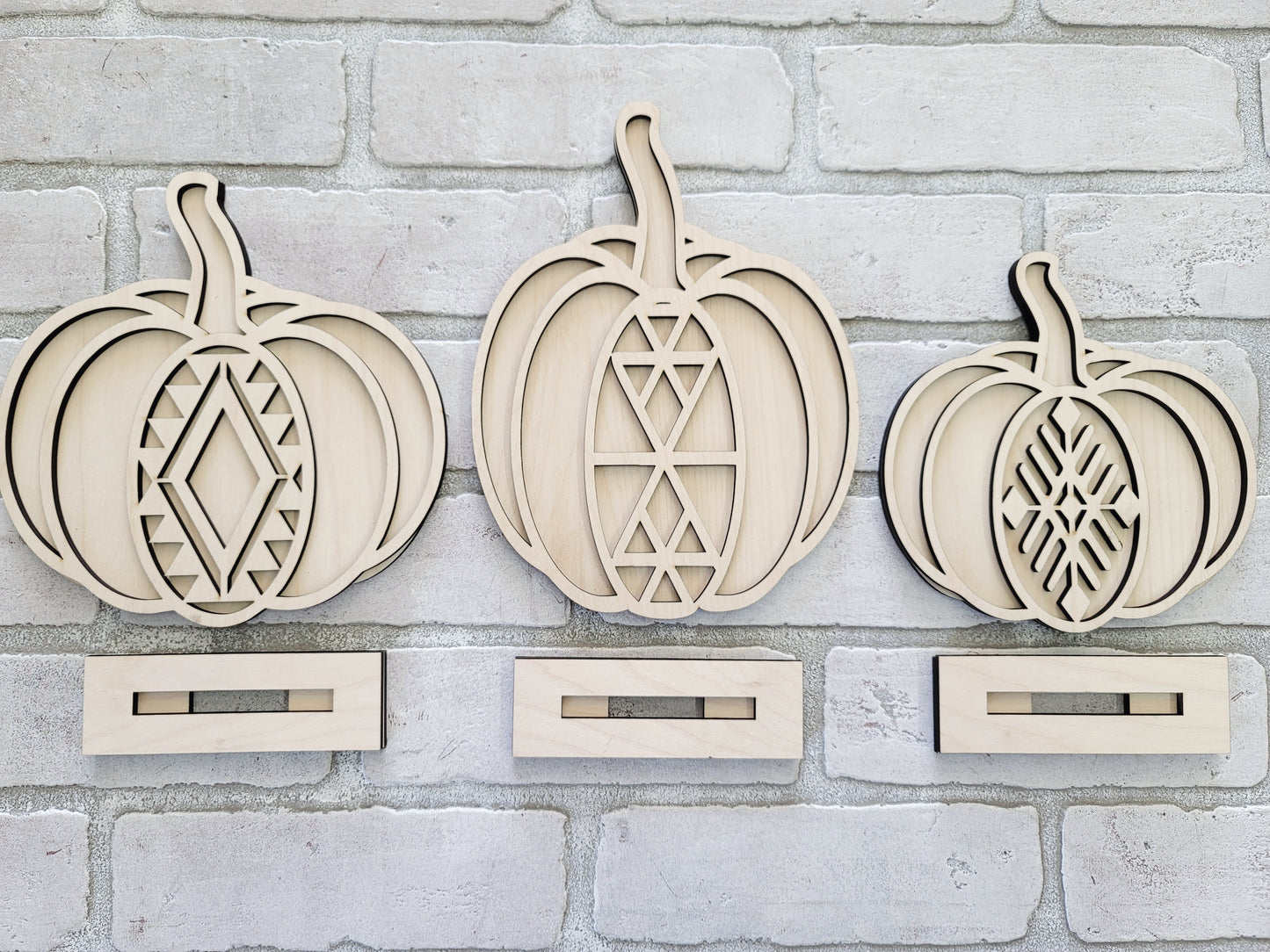 Boho Pumpkin Trio