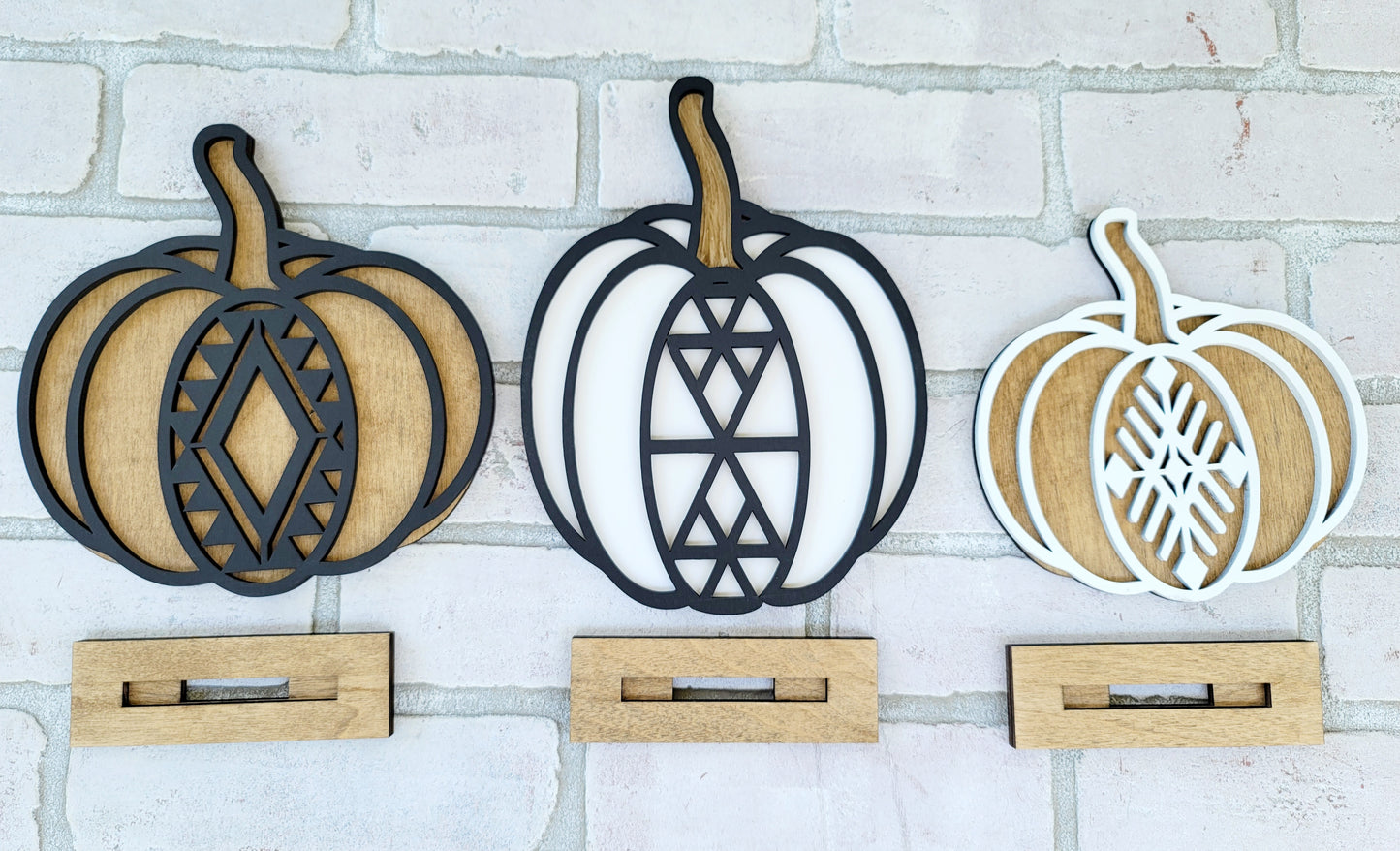 Boho Pumpkin Trio
