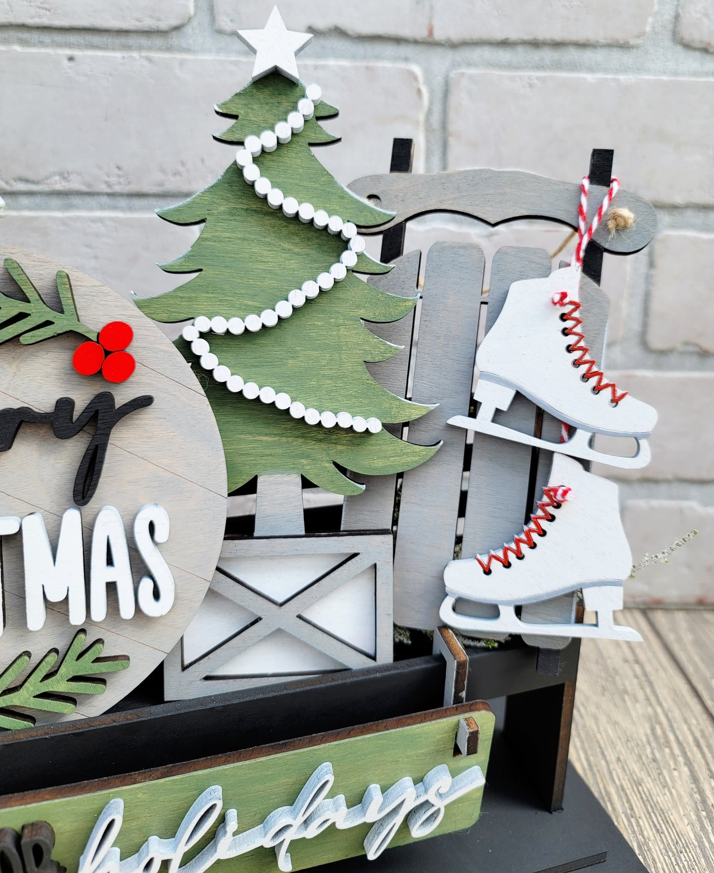 Farmhouse Christmas- Interchangeable Inserts