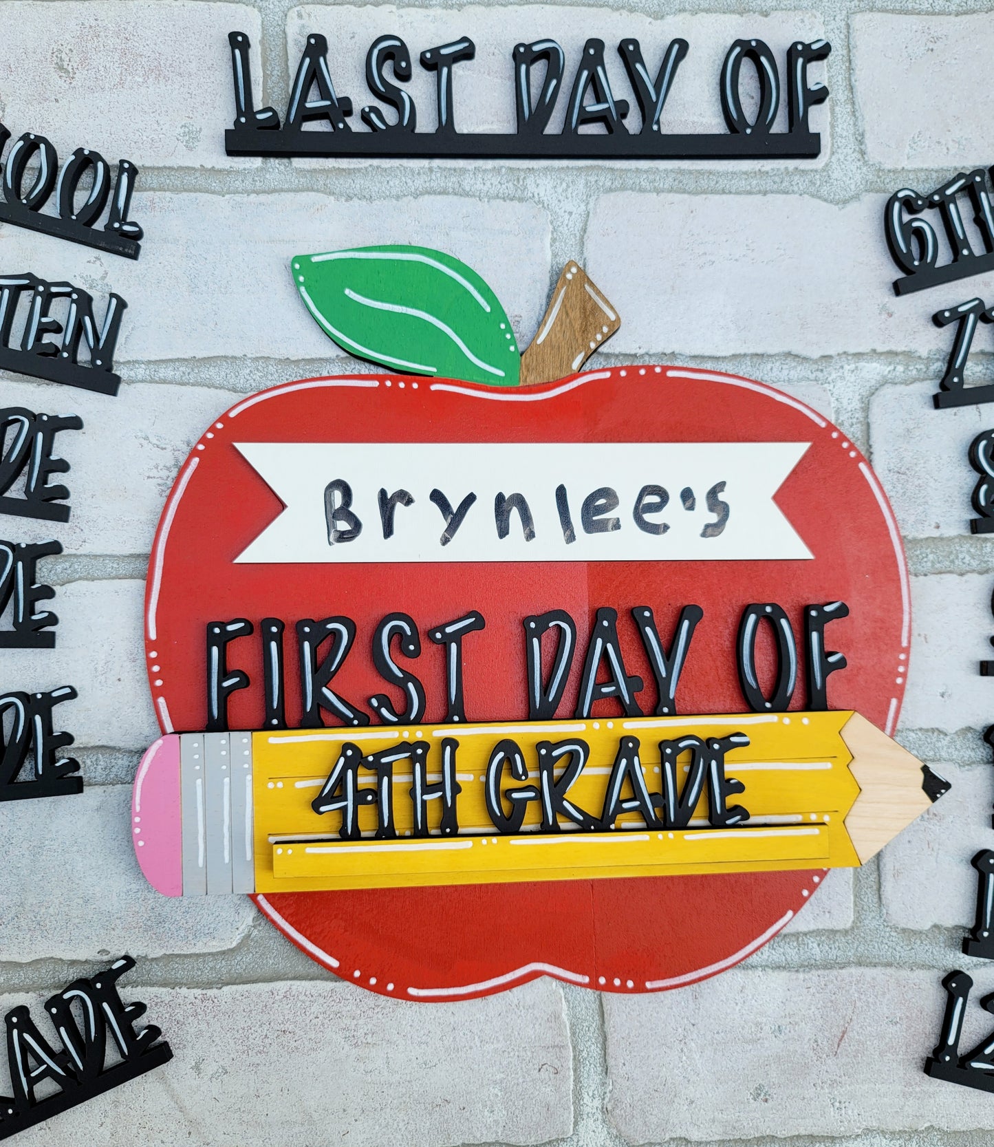 Back to School Apple Sign
