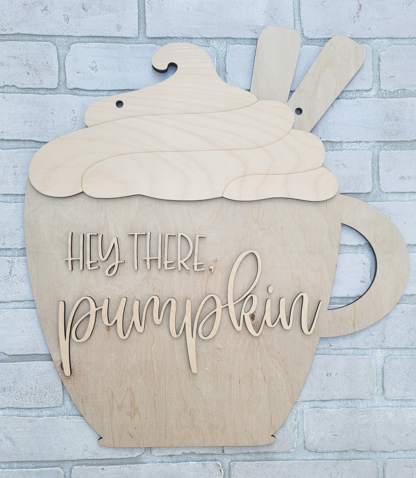 Pumpkin Spice Door Hanger