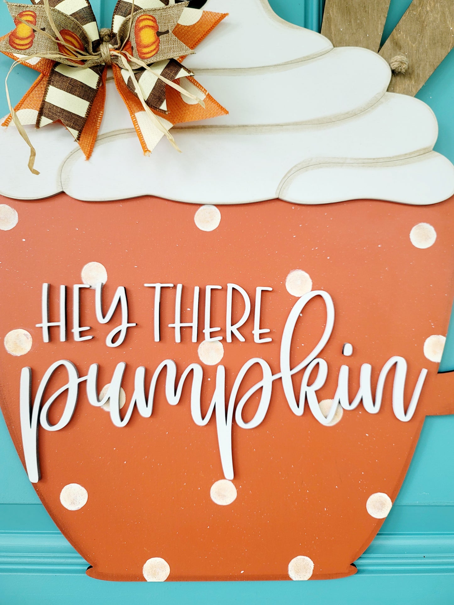 Pumpkin Spice Door Hanger