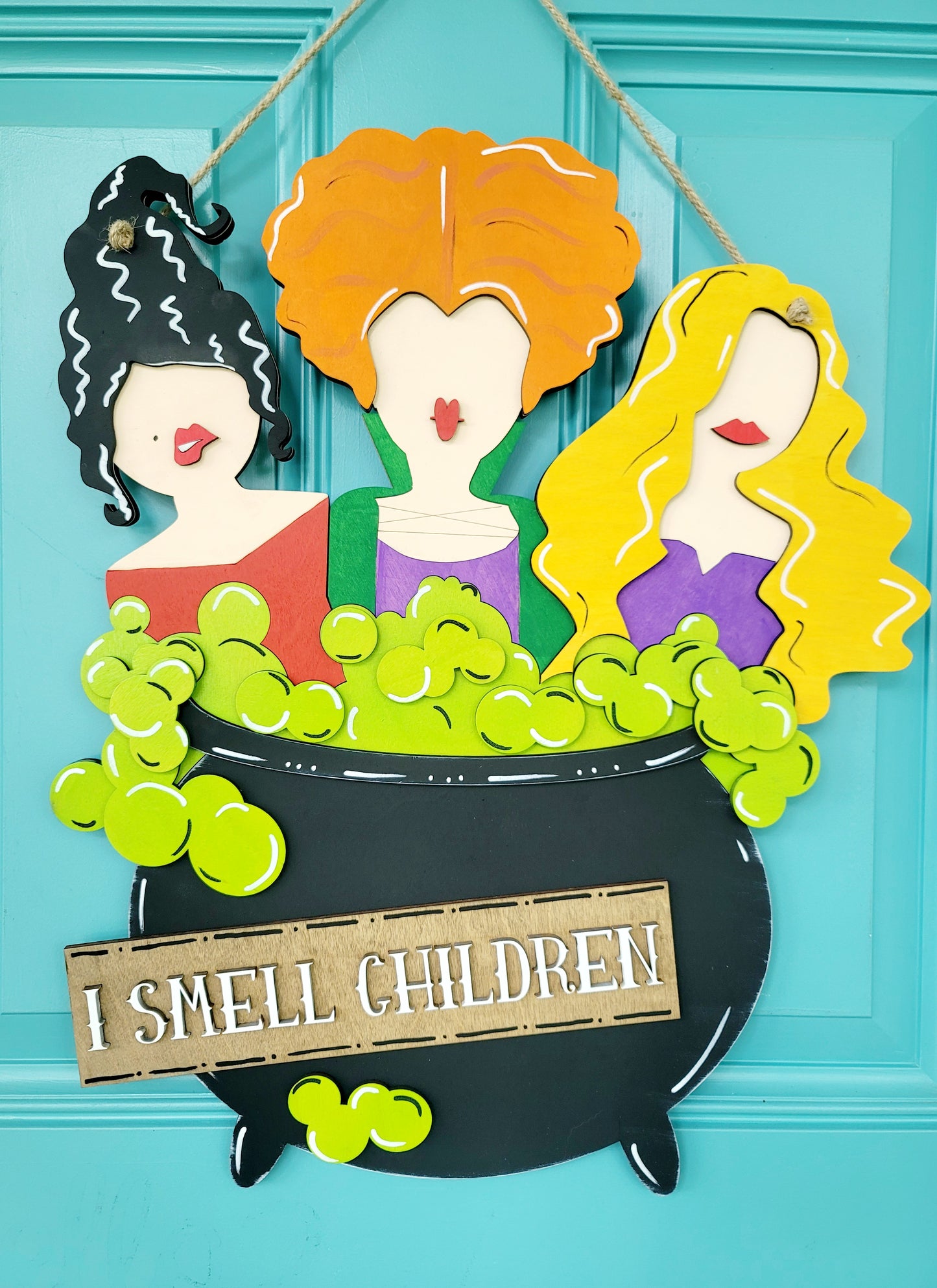 Hocus Pocus Coldren Door Hanger