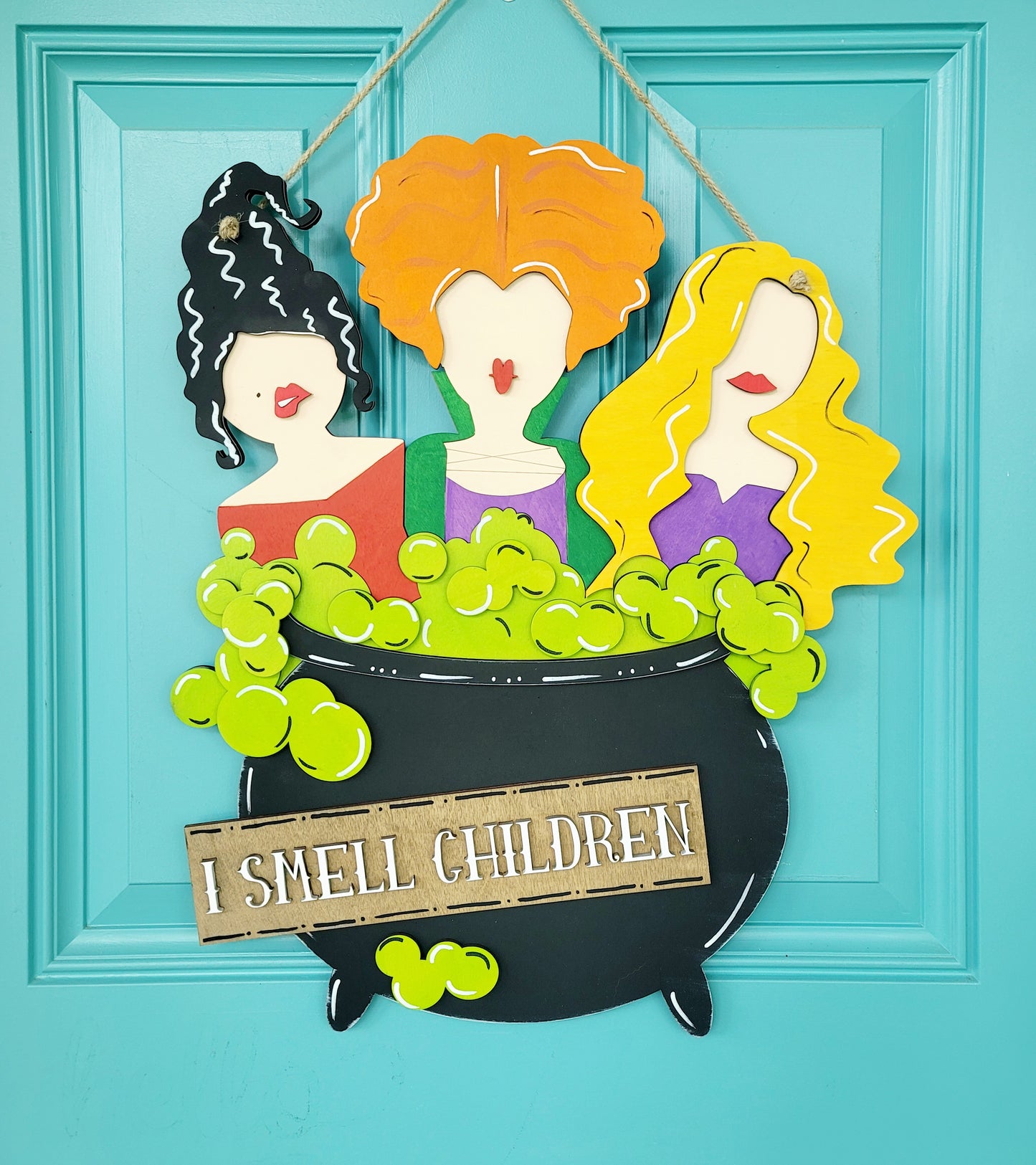 Hocus Pocus Coldren Door Hanger