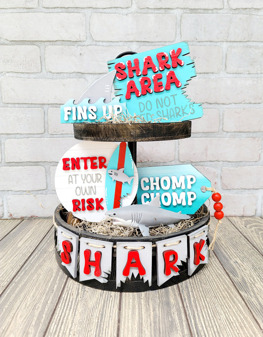 Shark Tiered Tray Set