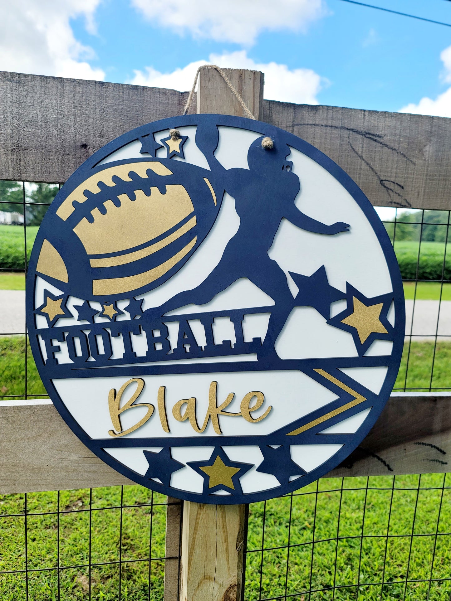 Sports/Name/Photo Hanger