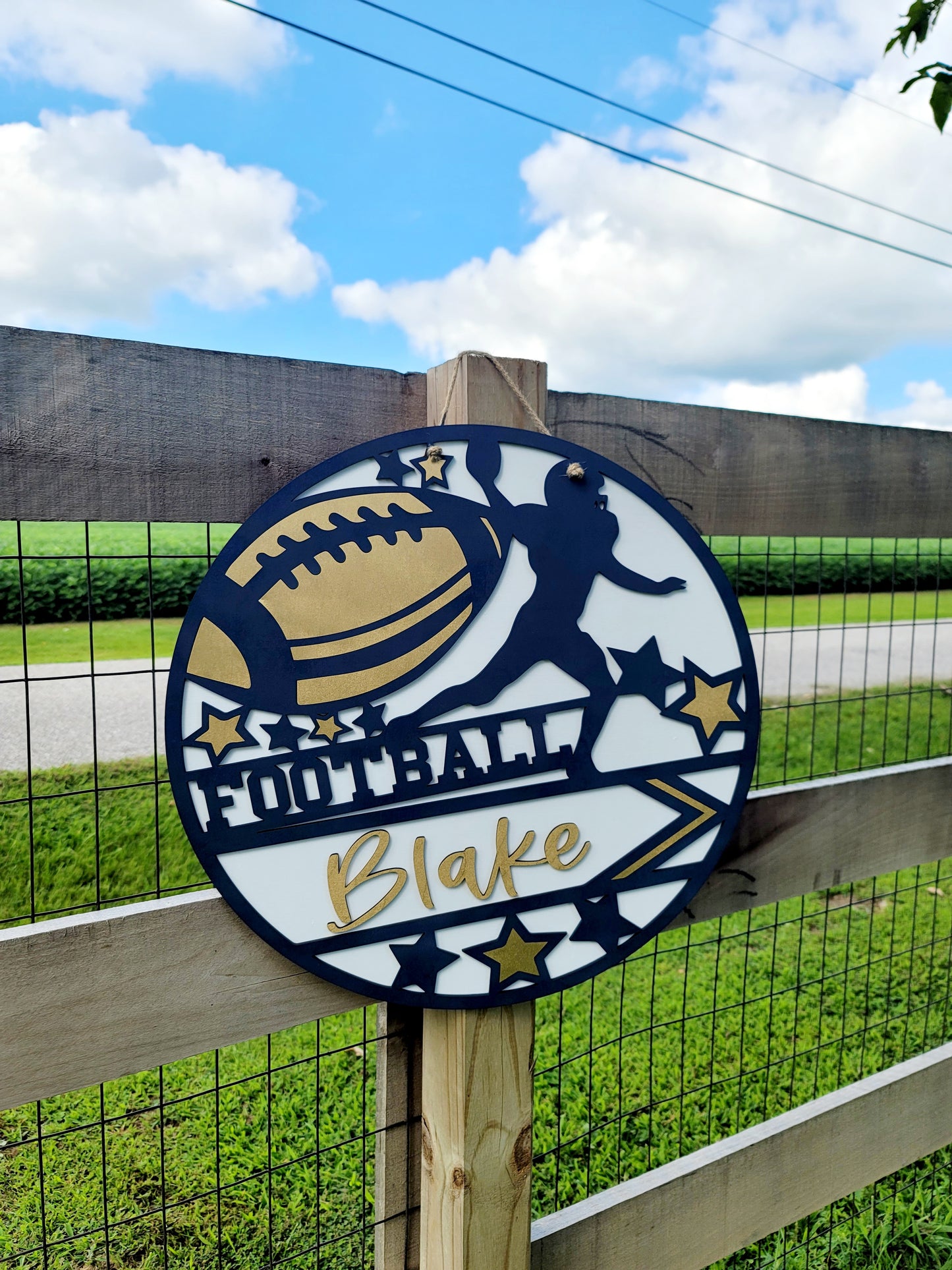 Sports/Name/Photo Hanger