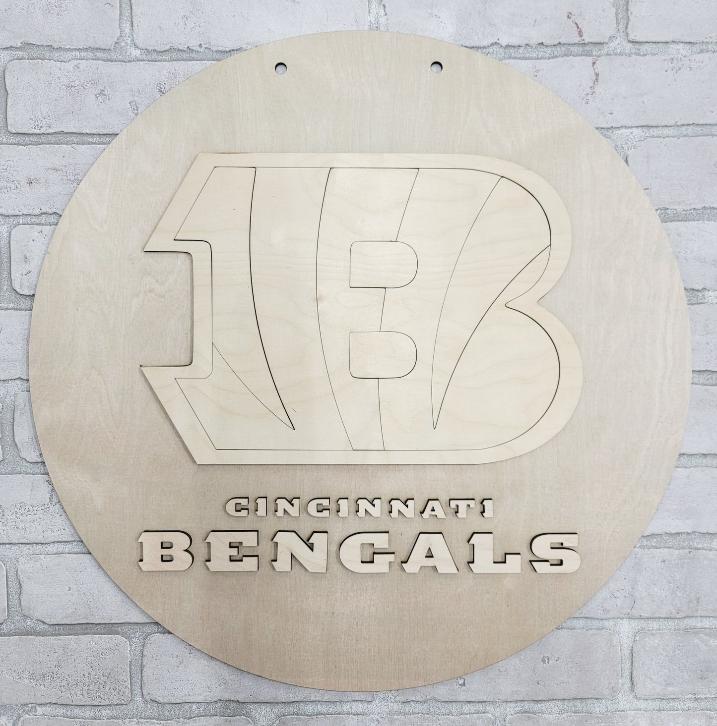 Bengals Door Hanger/Porch Leaner