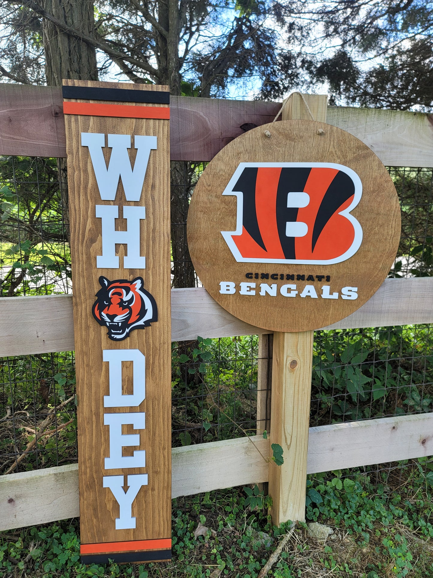 Bengals Door Hanger/Porch Leaner