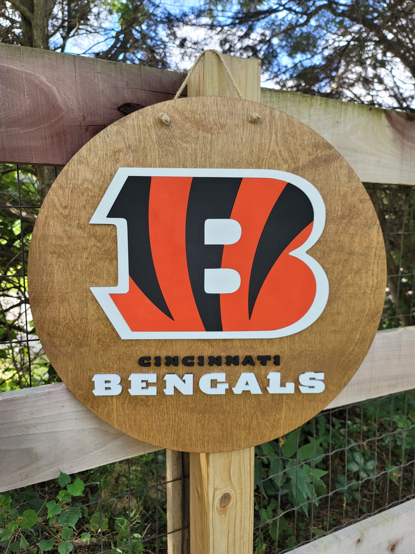 Bengals Door Hanger/Porch Leaner