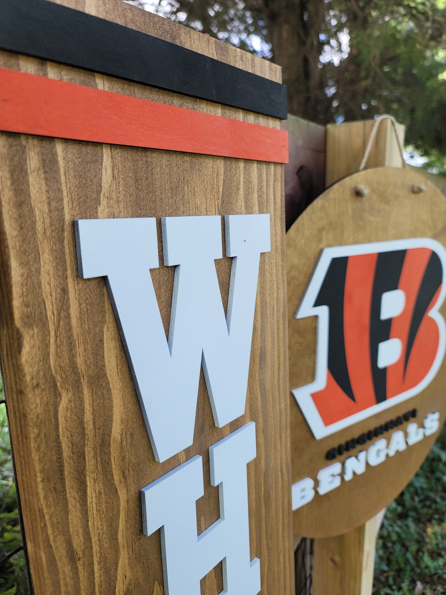 Bengals Door Hanger/Porch Leaner