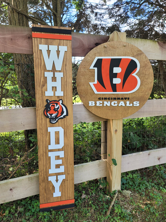 Bengals Door Hanger/Porch Leaner