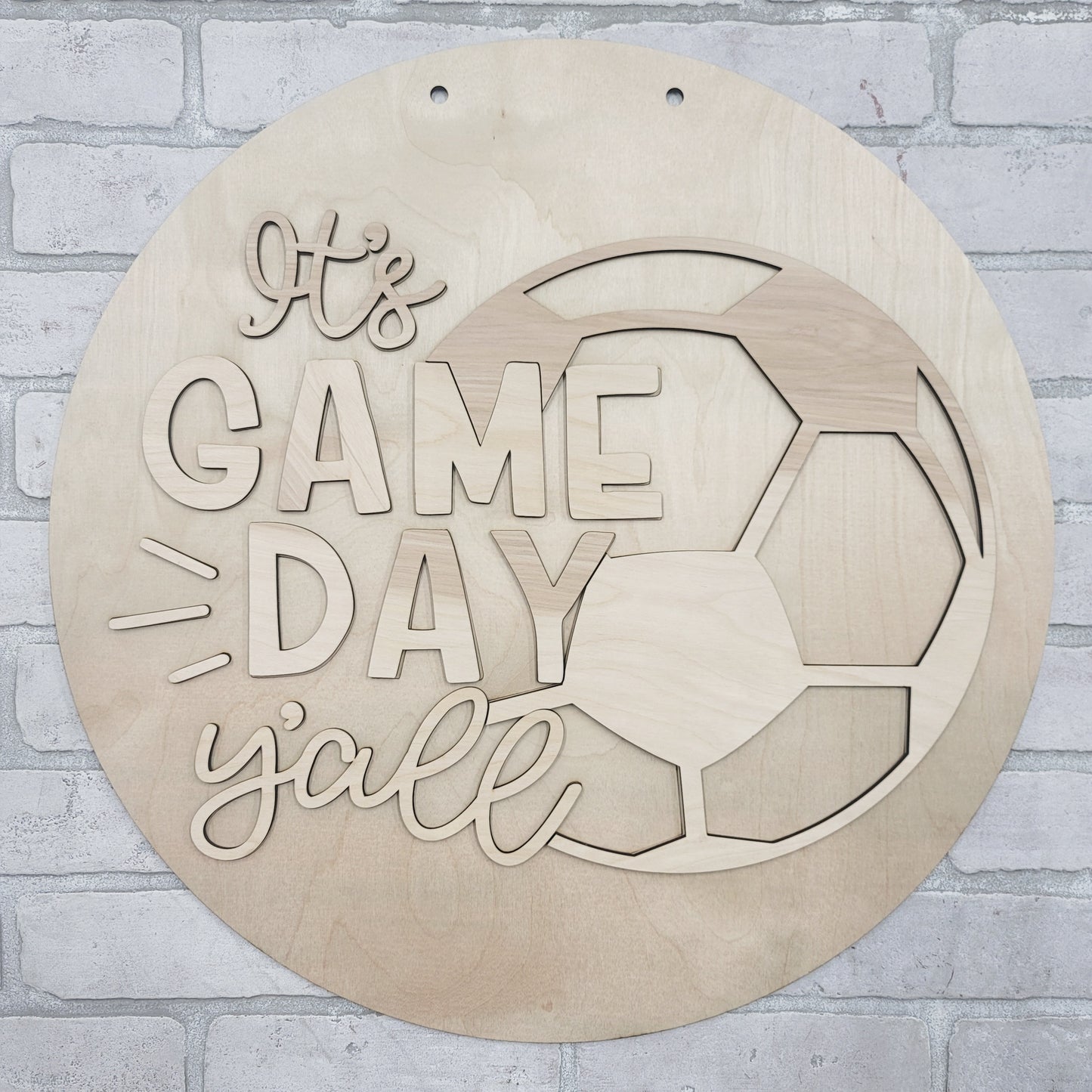 Soccer- It's Game Day Y'all Door Hanger