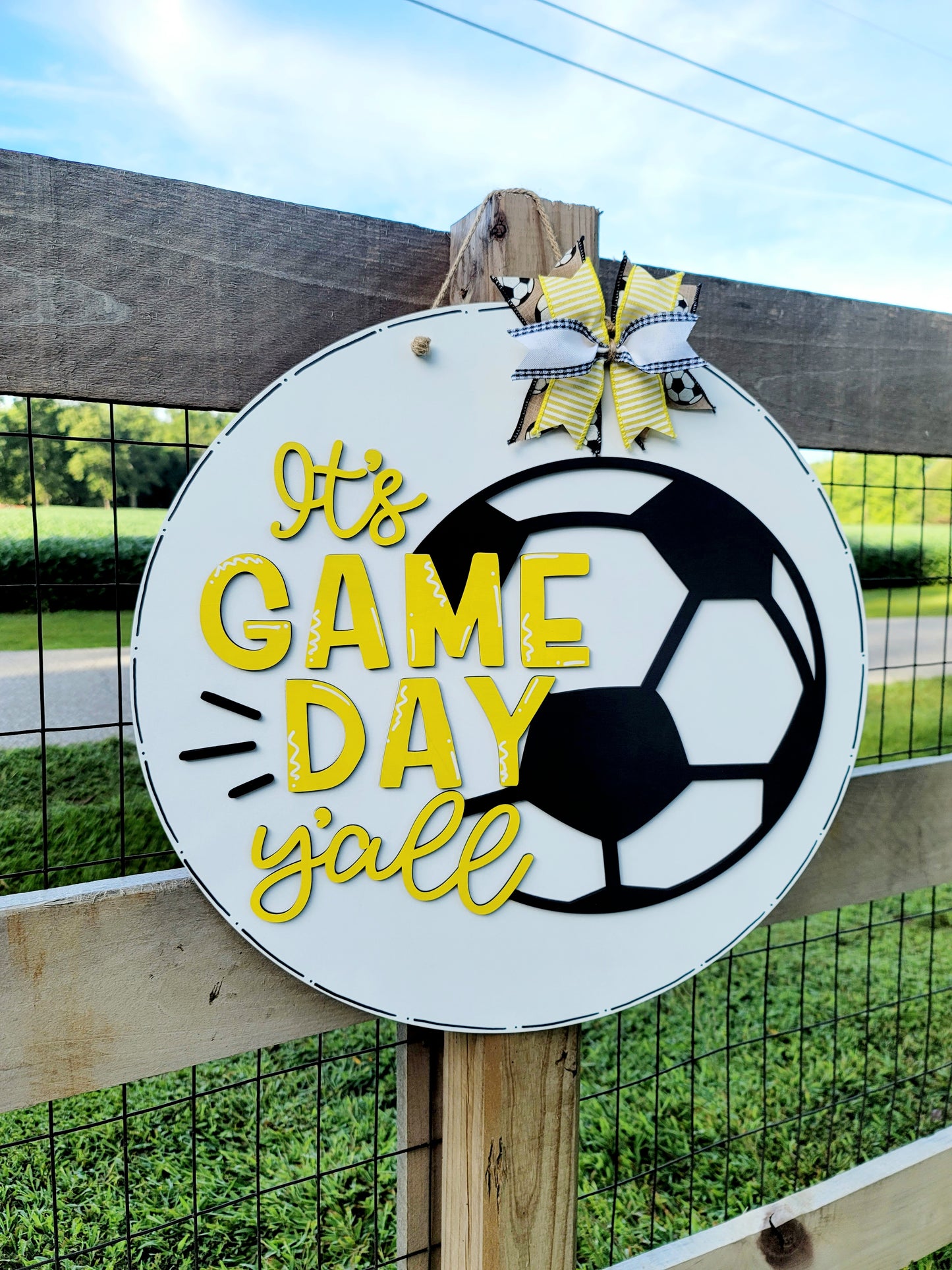 Soccer- It's Game Day Y'all Door Hanger