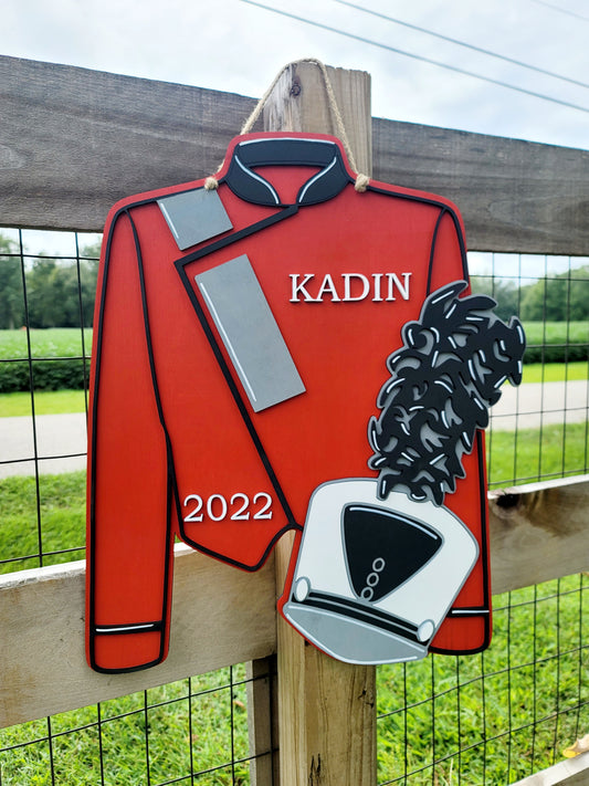 Marching Band Door Hanger
