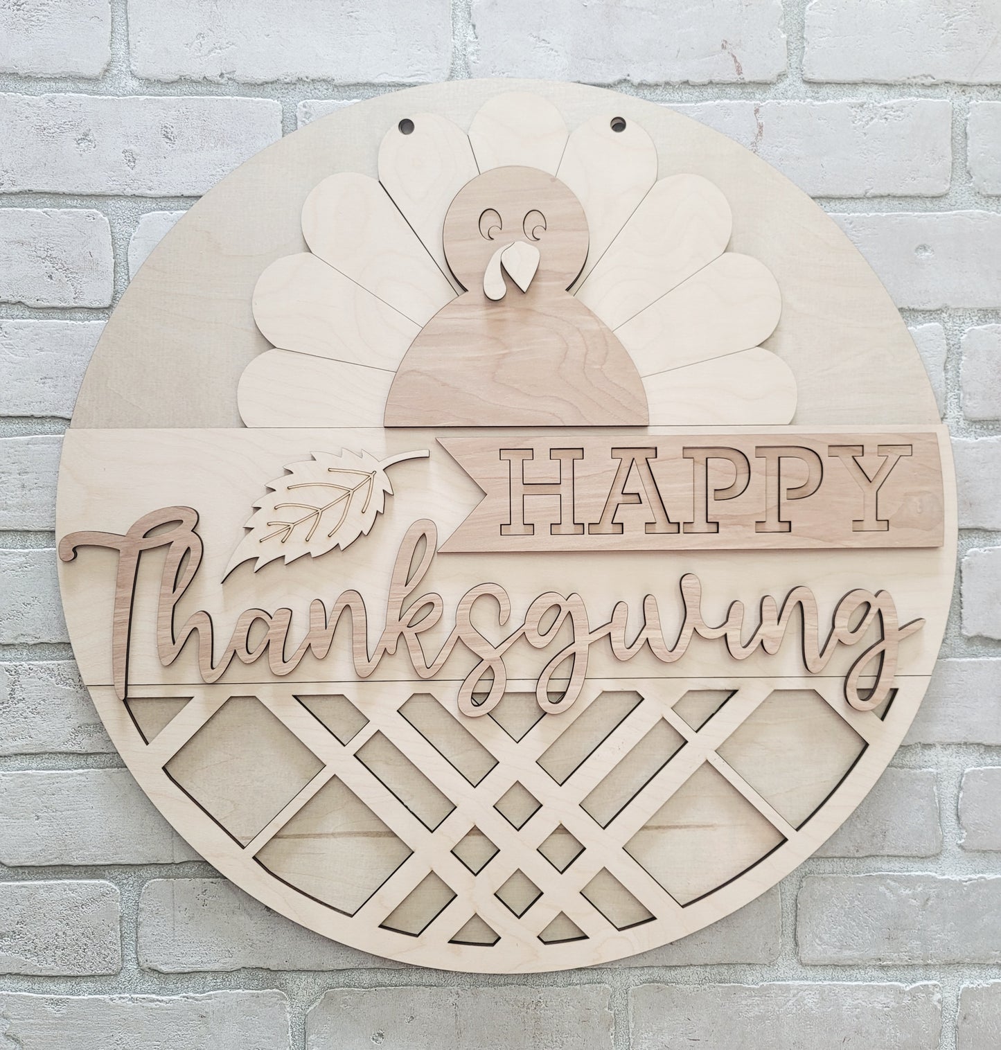 Thanksgiving Turkey Door Hanger