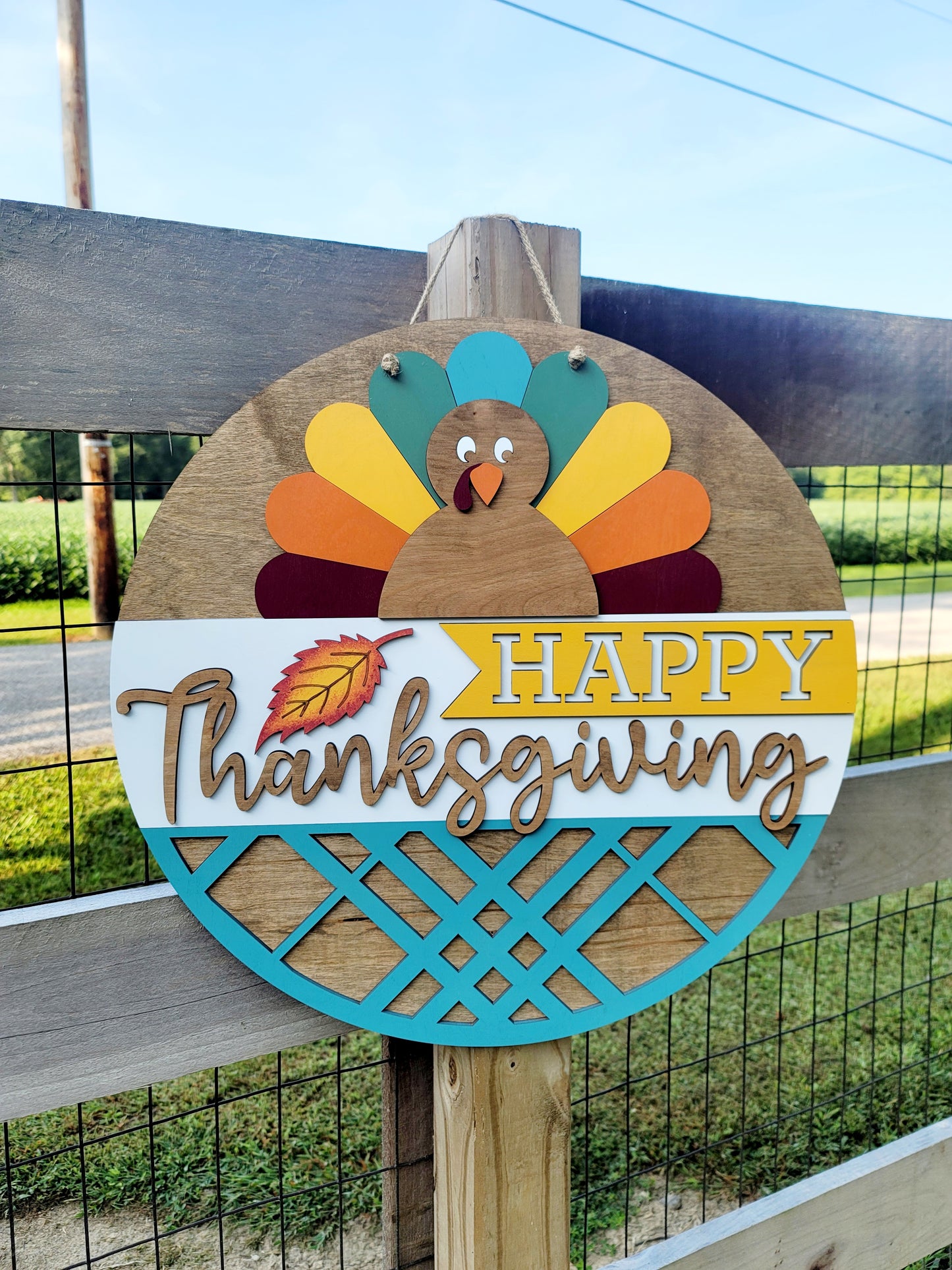 Thanksgiving Turkey Door Hanger
