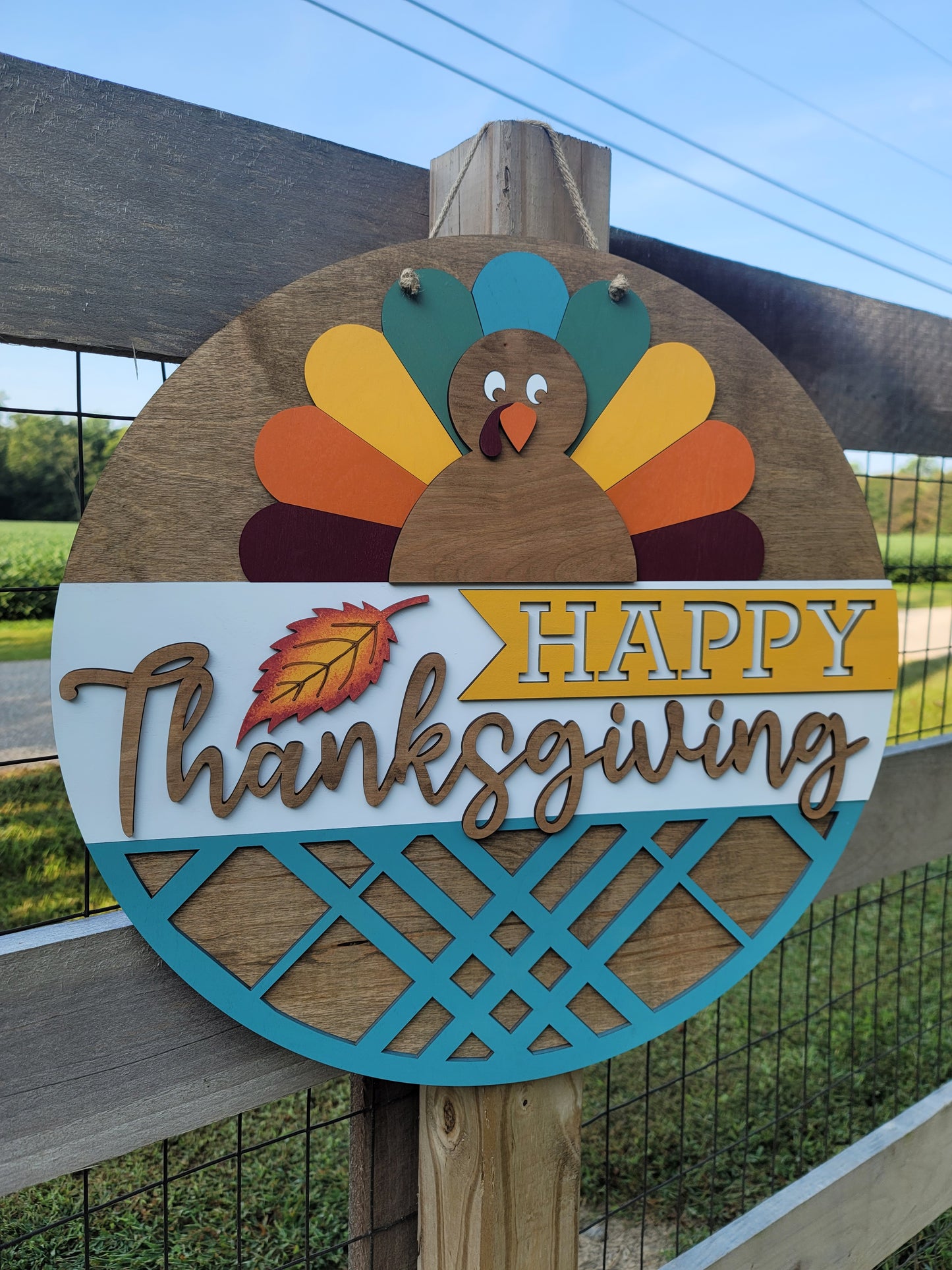 Thanksgiving Turkey Door Hanger