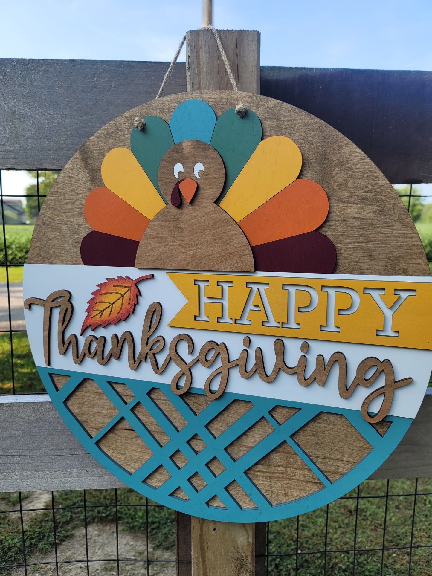 Thanksgiving Turkey Door Hanger