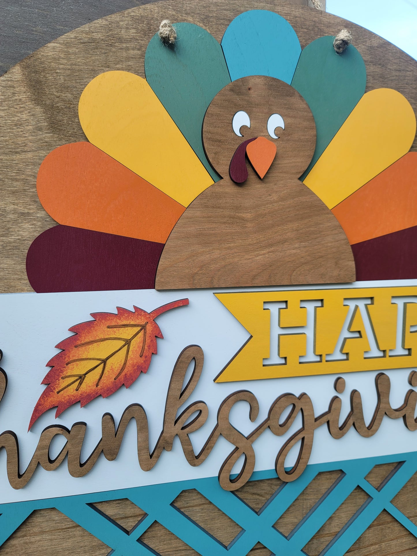 Thanksgiving Turkey Door Hanger