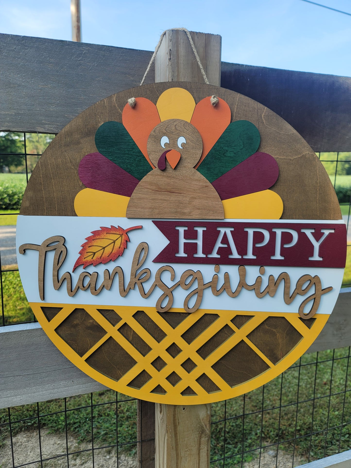 Thanksgiving Turkey Door Hanger