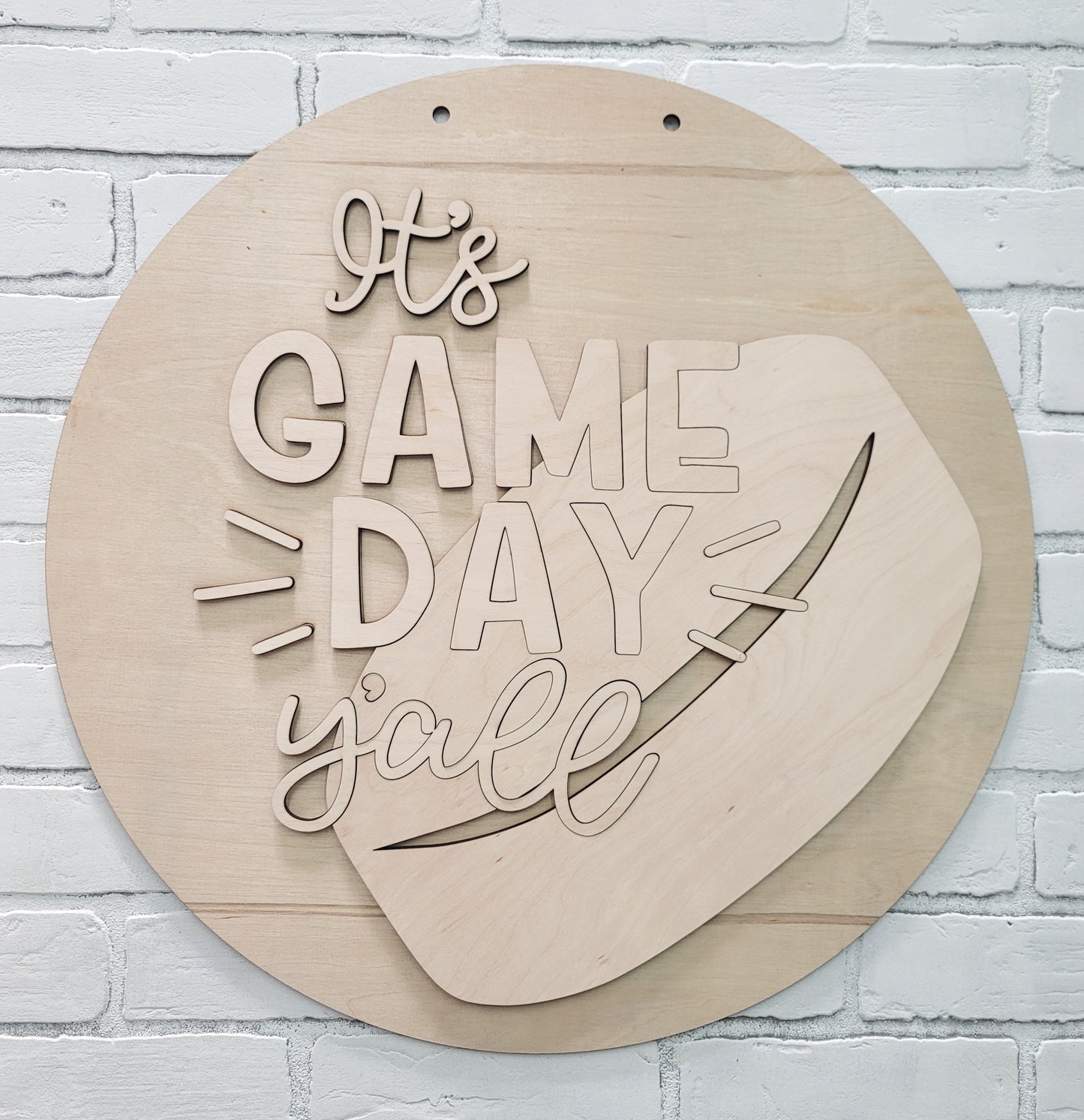 Hockey- It's Game Day Y'all Door Hanger