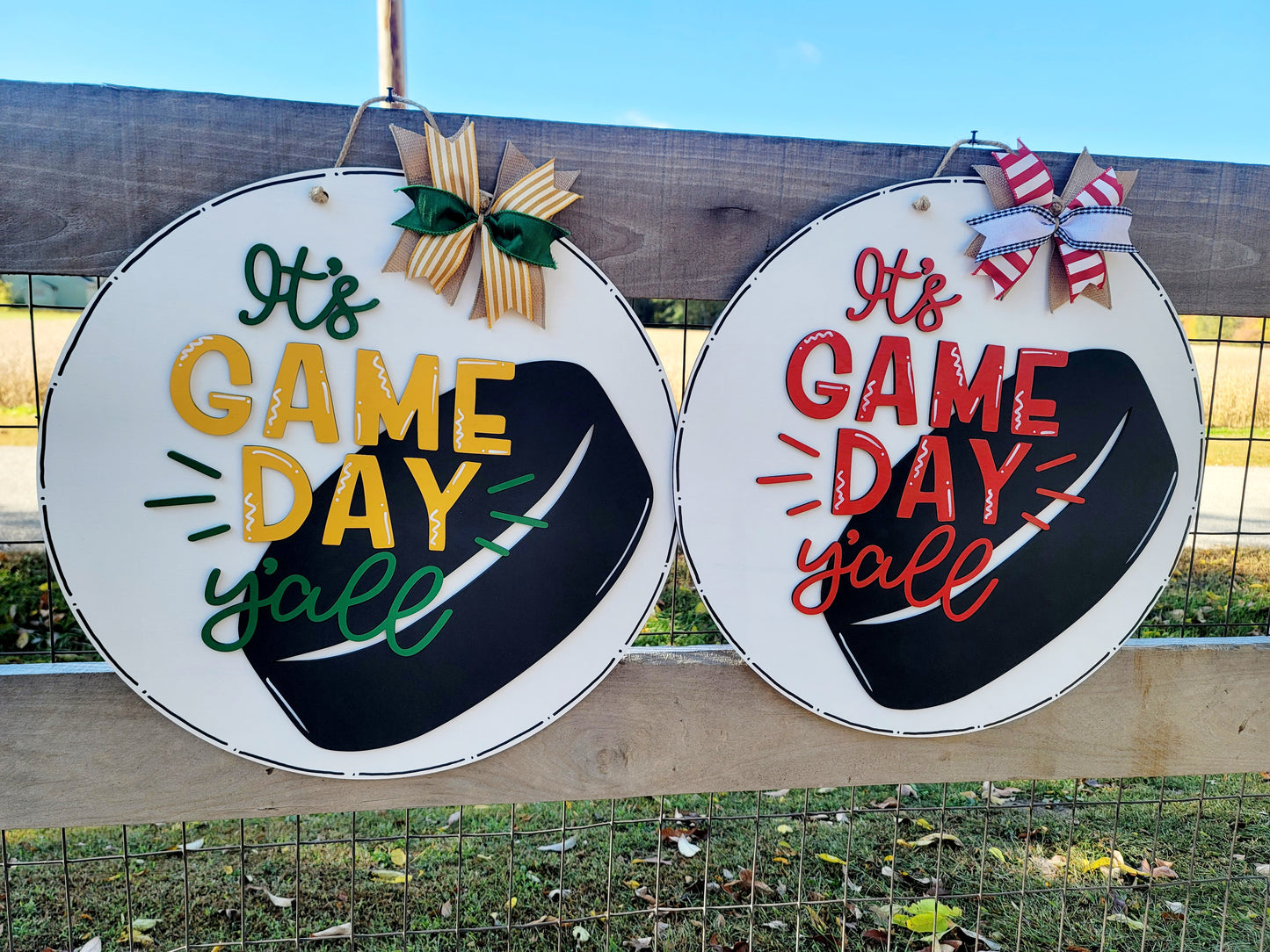 Hockey- It's Game Day Y'all Door Hanger