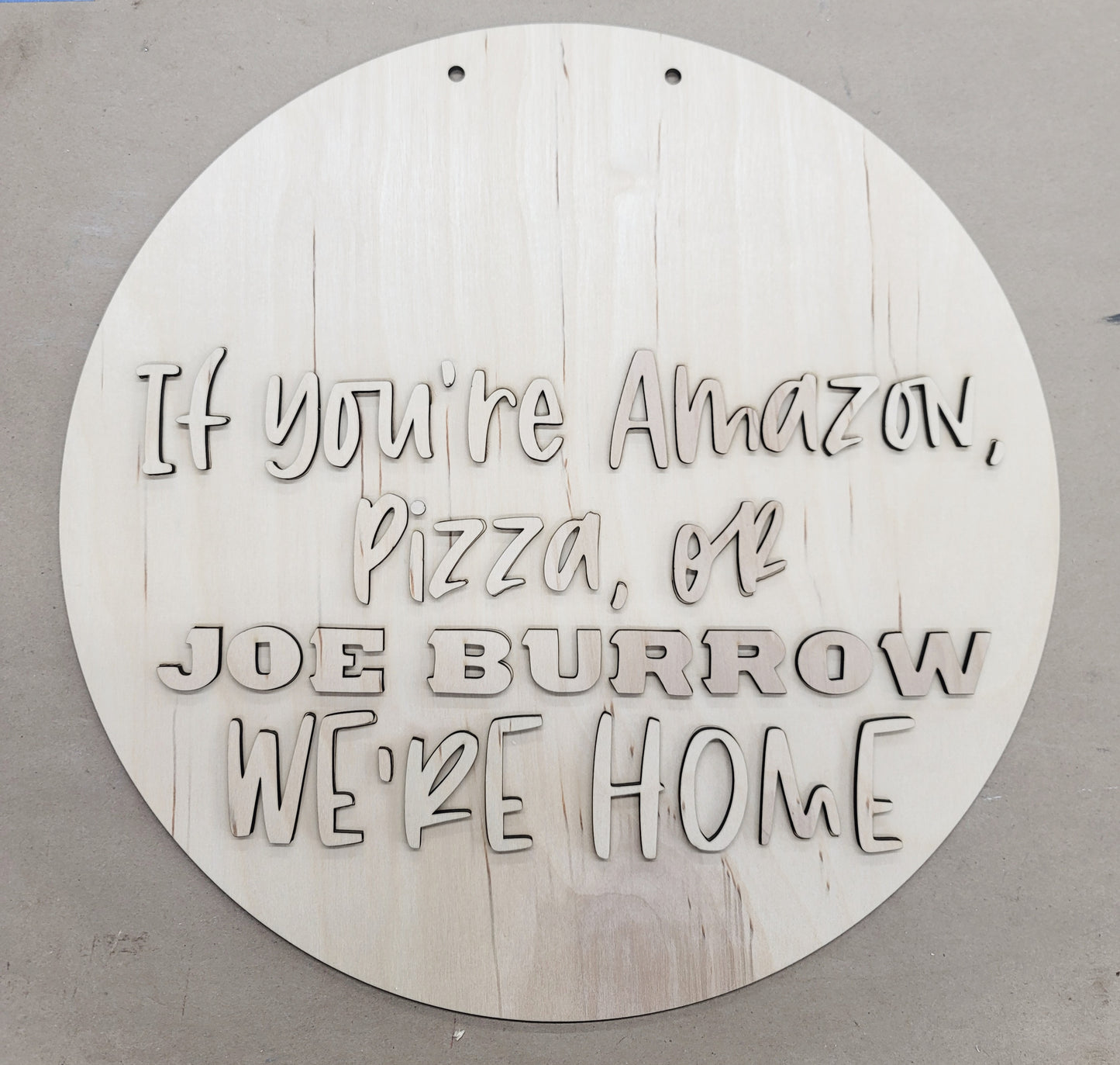 Joe Burrow Door Hanger