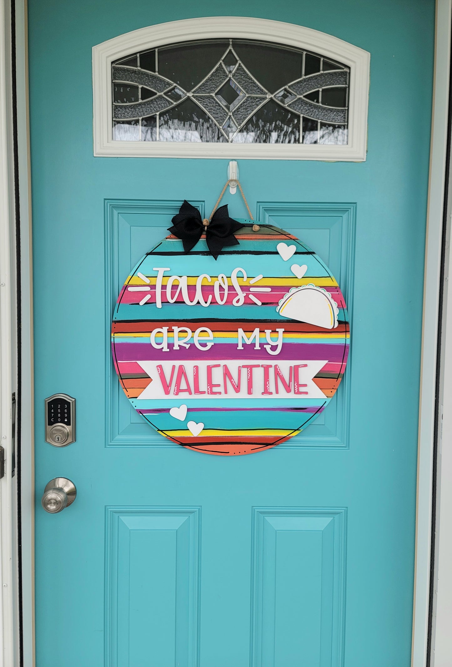 Tacos are my Valentine Door Hanger