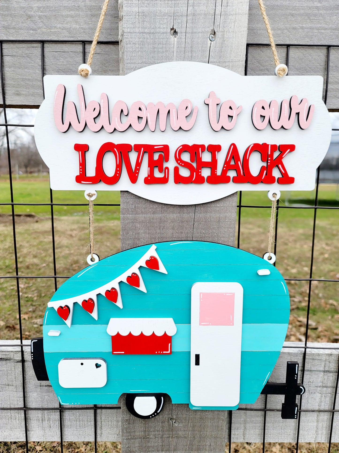 Love Shack Door Hanger